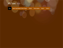 Tablet Screenshot of affytravel.com